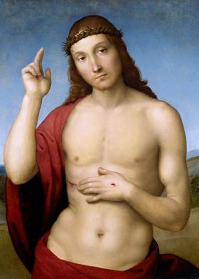 Christ Blessing by Raphael