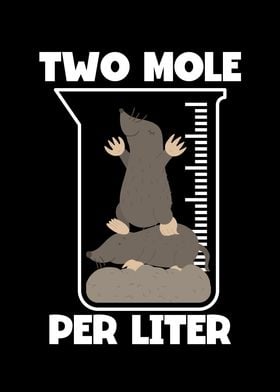 Two mole per liter