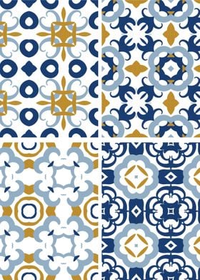 Mediterranean Blue Tile 97