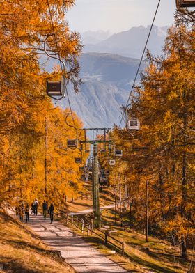 Autumn Ropeway