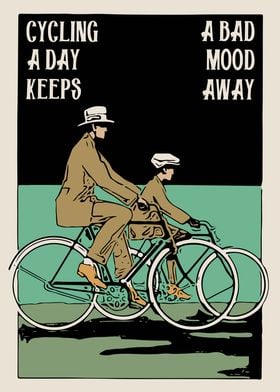 Vintage Cycling Poster