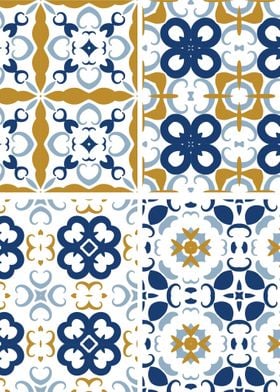 Mediterranean Blue Tile 92