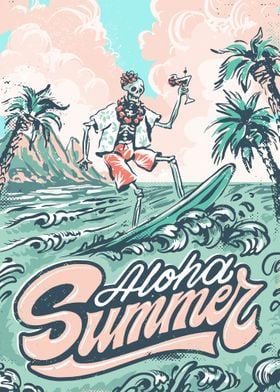 Aloha Summer Surfing 