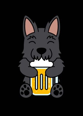 Scottish Terrier Beer 