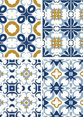 Mediterranean Blue Tile 93