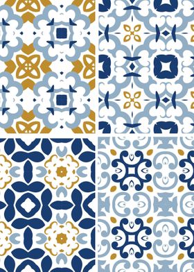 Mediterranean Blue Tile 91