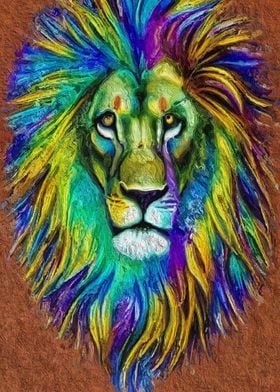 Neon Lion 1