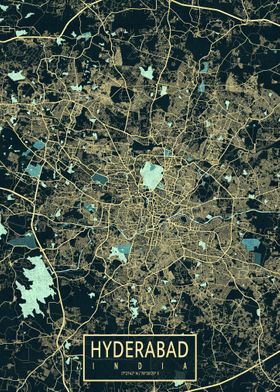 Hyderabad City Map Summer