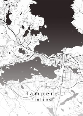 Tampere City Map 