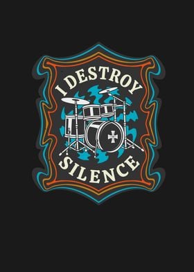 Drummer Band Drums Retro