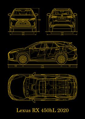 lexus RX 450 hL 2020 