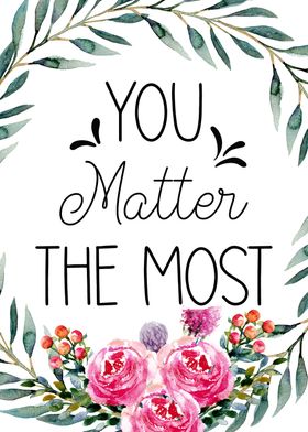 You matter