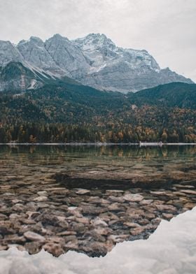 Snow Cap Mountain Range