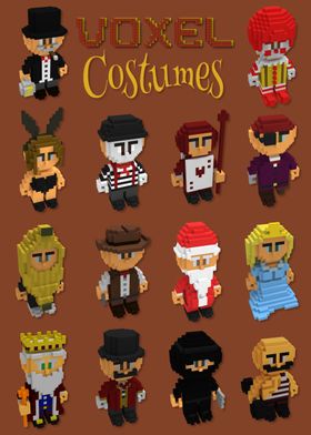 Voxel costumes