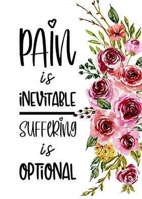 Suffering is optional