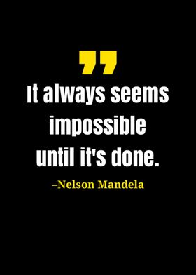 Nelson Mandela quote