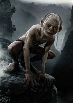 'Gollum' Poster by Middle-Earth | Displate