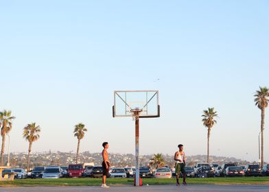 Basket players SAN DIEGO