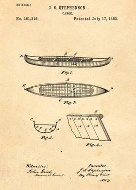 Retro Canoe Patent