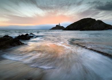 Sunrise over Mumbles