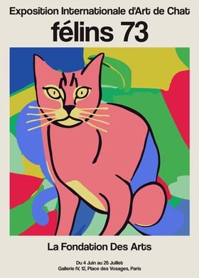 Colorful Cat Expo Poster