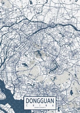 Dongguan City Map Coastal