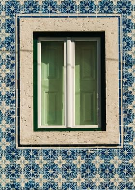 Window and Blue Tiles