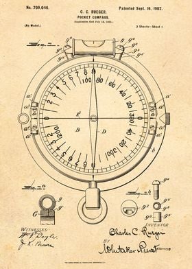 Camping Compass Patent