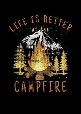 Campfire Quote Camping