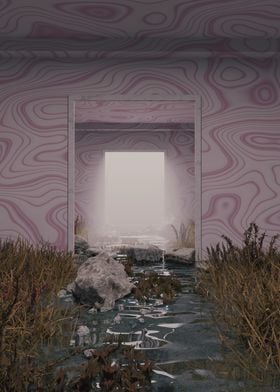 Pinky Room 3D Surrealism