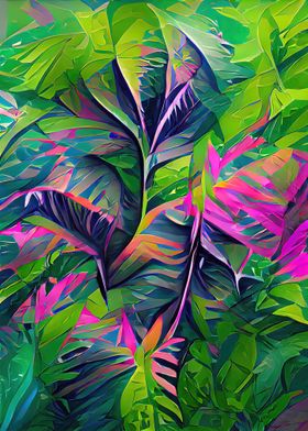 colorful painting lleaf