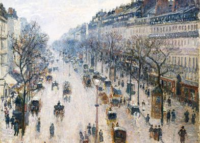 The Boulevard Montmartre 