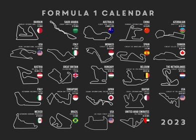 2023 F1 calendar