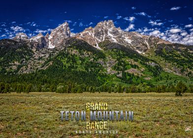 Grand Teton Mountain Range