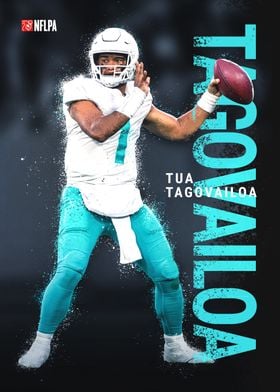 NFL Miami Dolphins - Tua Tagovailoa 20 Poster