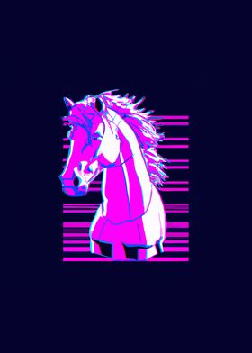 Horse Vaporwave