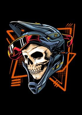 Motocross skull