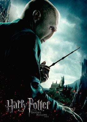 voldemort holding wand