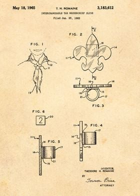 Neckerchief Woggle Patent