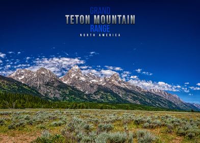 Grand Teton Mountain Range