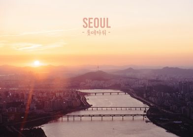 View on Seoul city