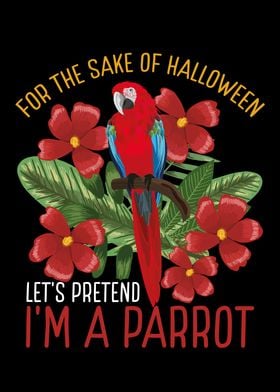 I am a parrot on halloween