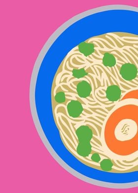 Ramen Noodle Poster