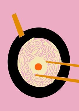 Minimalist Ramen Collage