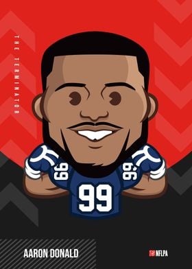 Los Angeles Rams: Aaron Donald 2022 Inspirational Poster