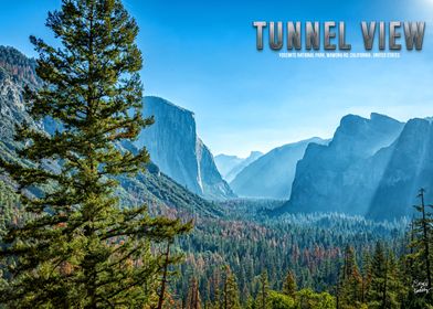 Tunnel View Yosemite Park