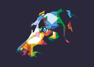 Wpap Head Dogs Popart