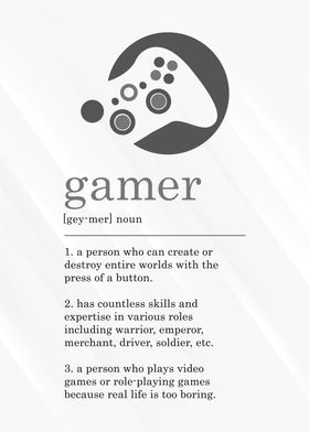 Funny Gamer Definition