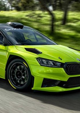 Fabia RS rally2 on road