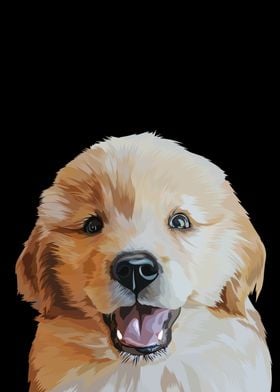 Golden retriever puppy